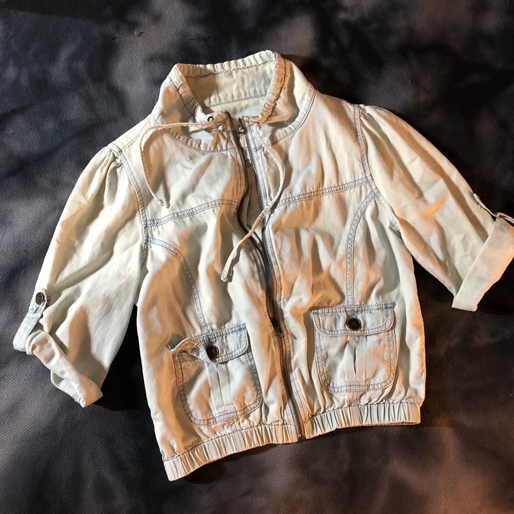 American Rag light jean Bomber